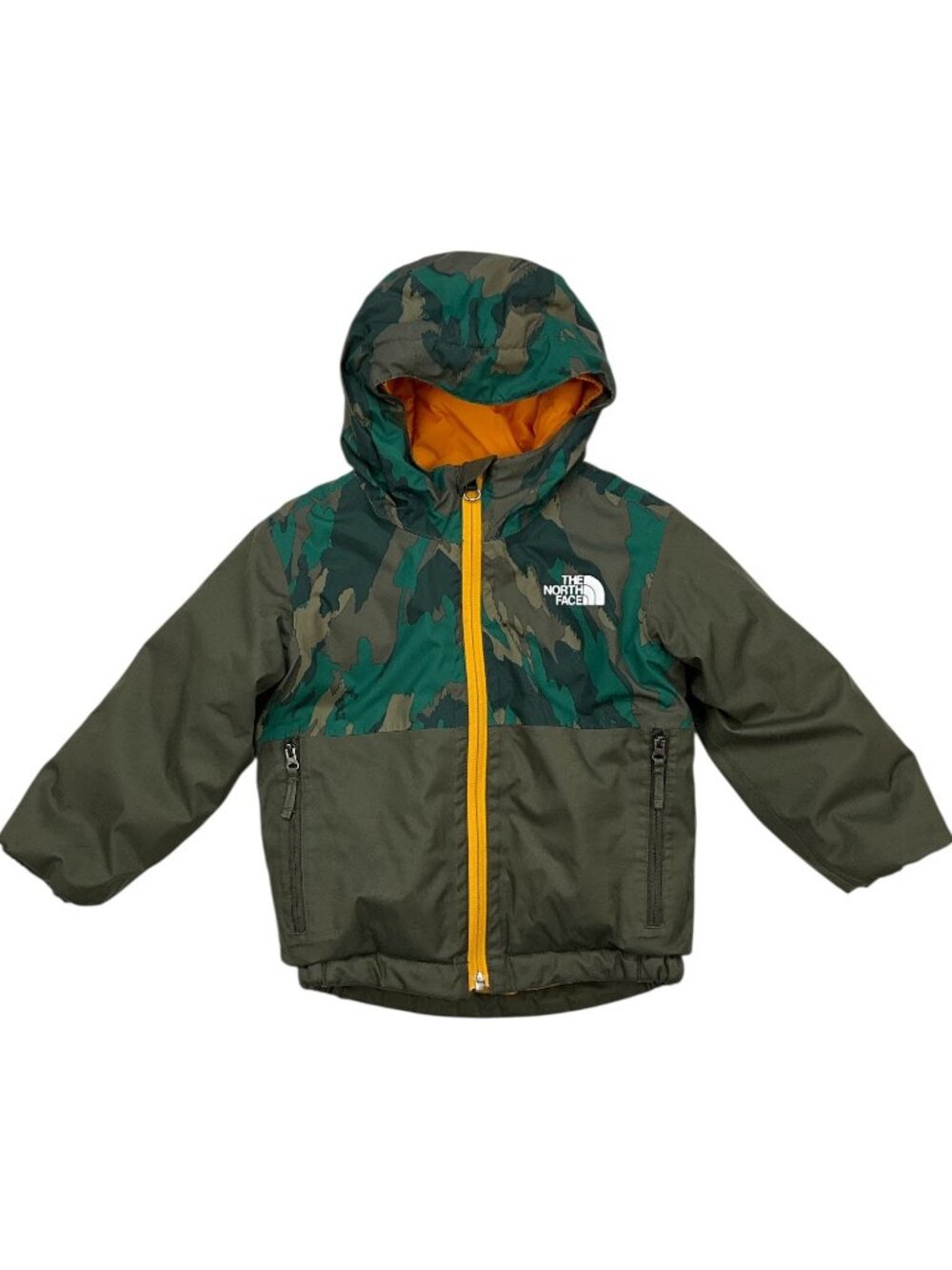 The North Face Toddler Snowquest Insulated Jacket 2T 2B Green Camo